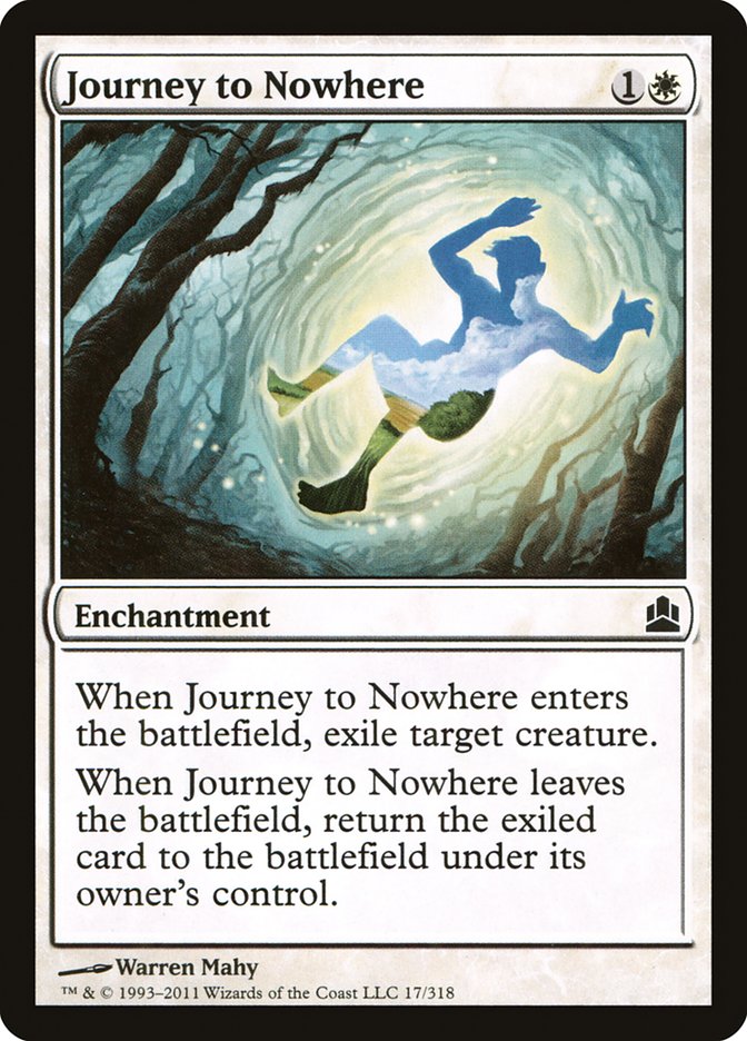 Journey to Nowhere [Commander 2011] | Card Merchant Takapuna