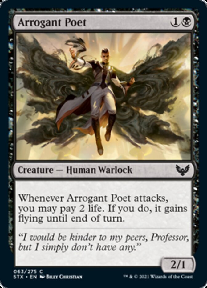 Arrogant Poet [Strixhaven: School of Mages] | Card Merchant Takapuna