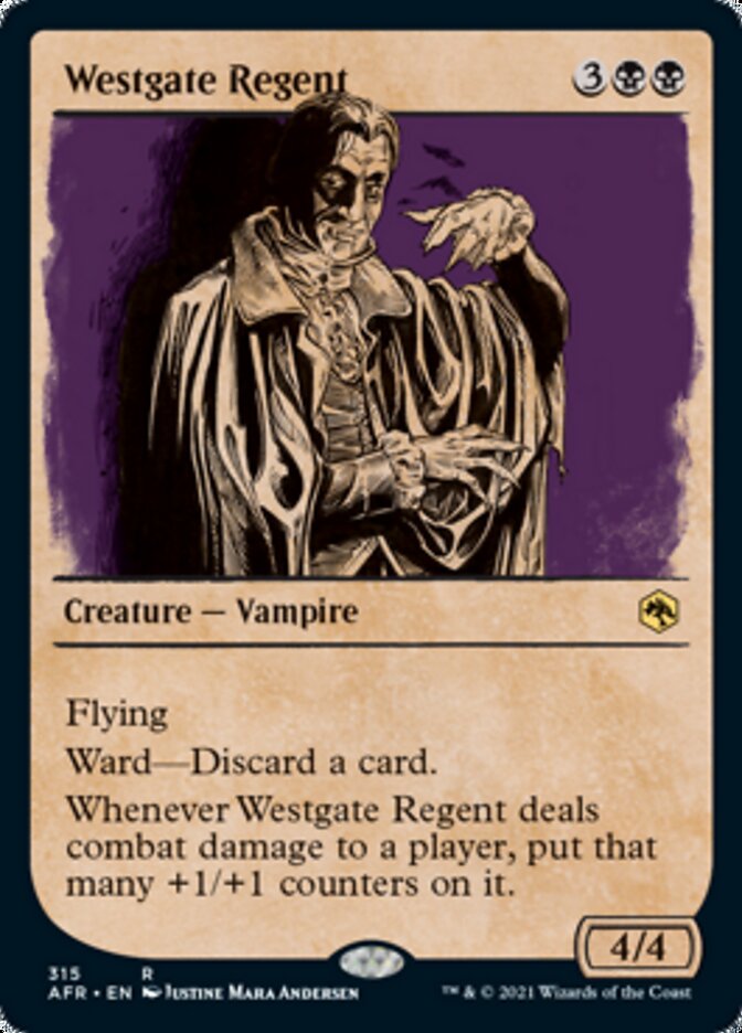 Westgate Regent (Showcase) [Dungeons & Dragons: Adventures in the Forgotten Realms] | Card Merchant Takapuna