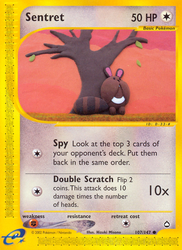 Sentret (107/147) [Aquapolis] | Card Merchant Takapuna