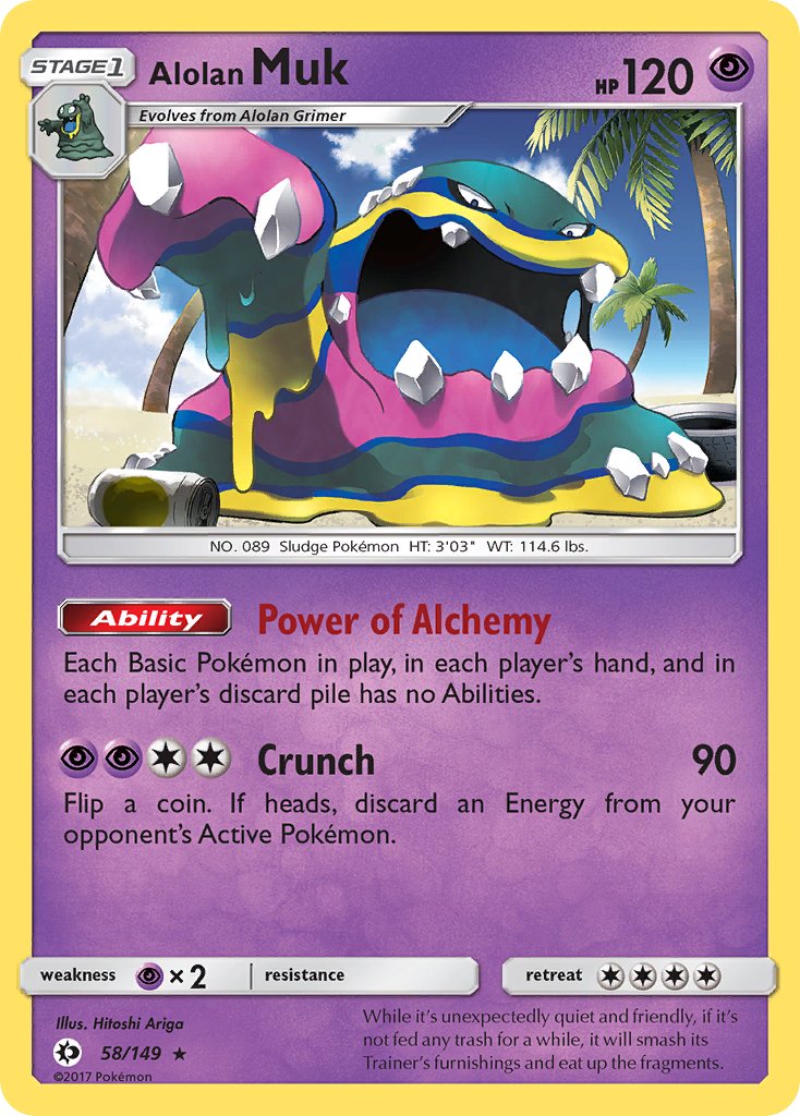 Alolan Muk (58/149) (Cosmos Holo) (Blister Exclusive) [Sun & Moon: Base Set] | Card Merchant Takapuna