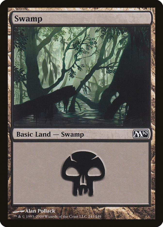 Swamp (241) [Magic 2010] | Card Merchant Takapuna