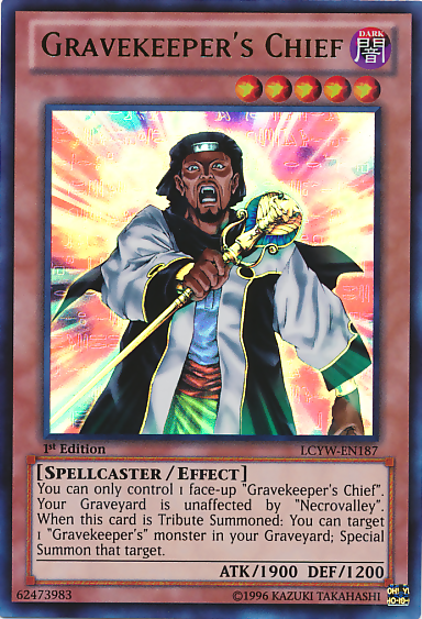 Gravekeeper's Chief [LCYW-EN187] Ultra Rare | Card Merchant Takapuna