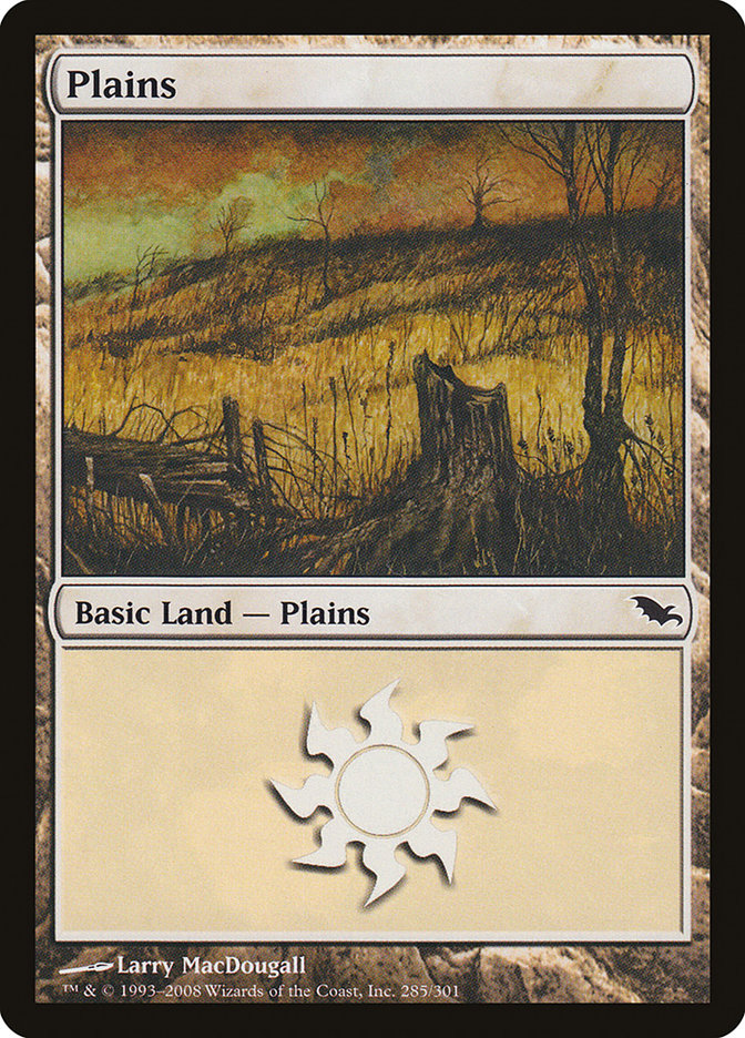 Plains (285) [Shadowmoor] | Card Merchant Takapuna