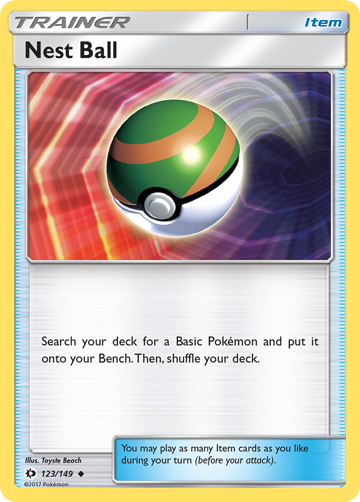 Nest Ball (123/149) [Sun & Moon: Base Set] | Card Merchant Takapuna