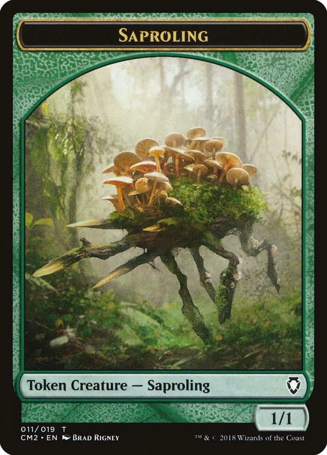 Saproling Token [Commander Anthology Volume II Tokens] | Card Merchant Takapuna