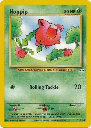 Hoppip (55/75) [Neo Discovery Unlimited] | Card Merchant Takapuna