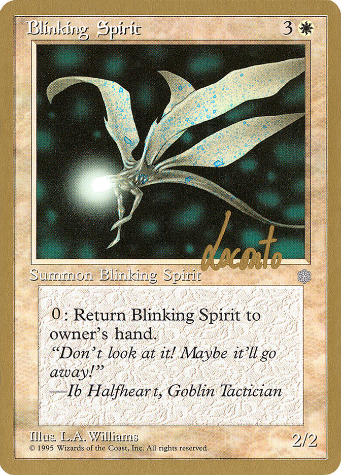 Blinking Spirit (Michael Loconto) [Pro Tour Collector Set] | Card Merchant Takapuna