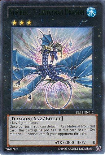 Number 17: Leviathan Dragon (Green) [DL15-EN012] Rare | Card Merchant Takapuna