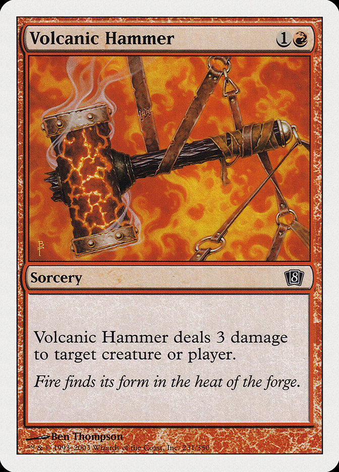 Volcanic Hammer [Eighth Edition] | Card Merchant Takapuna