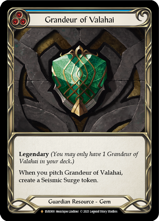 Grandeur of Valahai [EVR000] (Everfest)  1st Edition Cold Foil | Card Merchant Takapuna