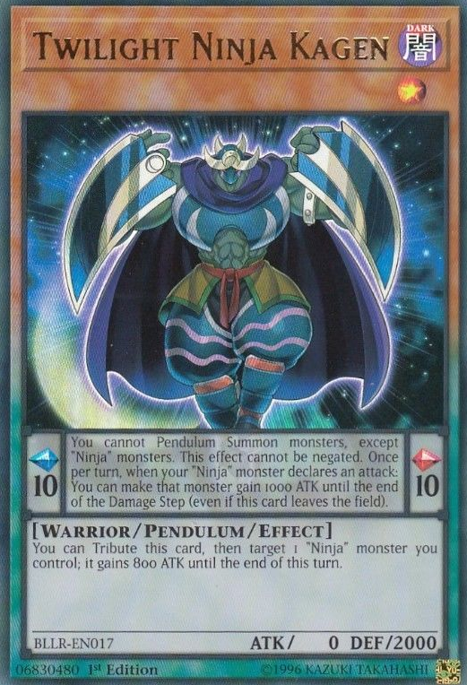 Twilight Ninja Kagen [BLLR-EN017] Ultra Rare | Card Merchant Takapuna