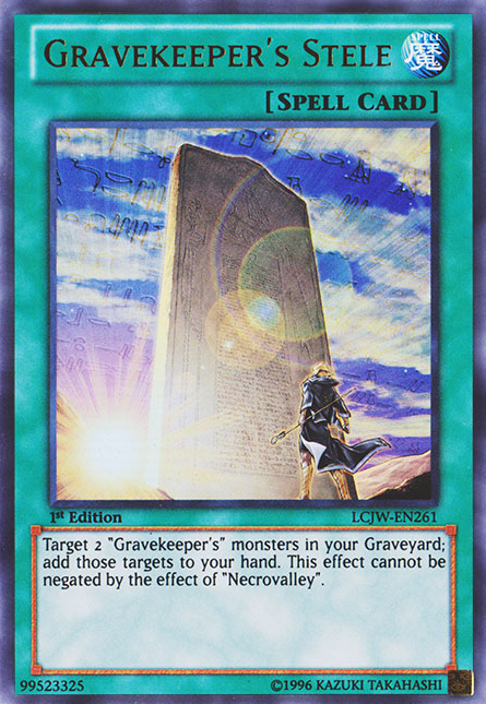 Gravekeeper's Stele [LCJW-EN261] Ultra Rare | Card Merchant Takapuna