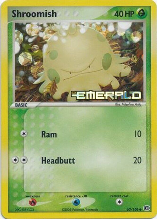 Shroomish (63/106) (Stamped) [EX: Emerald] | Card Merchant Takapuna