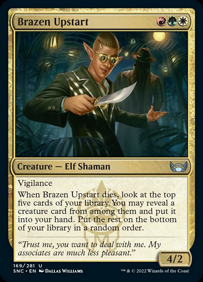 Brazen Upstart [Streets of New Capenna] | Card Merchant Takapuna