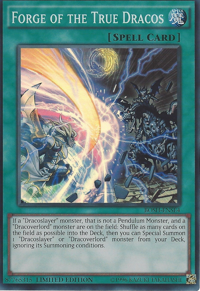 Forge of the True Dracos [BOSH-ENSE4] Super Rare | Card Merchant Takapuna