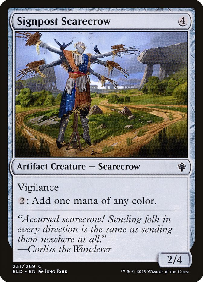 Signpost Scarecrow [Throne of Eldraine] | Card Merchant Takapuna