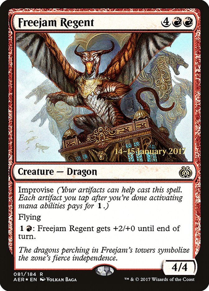 Freejam Regent [Aether Revolt Prerelease Promos] | Card Merchant Takapuna