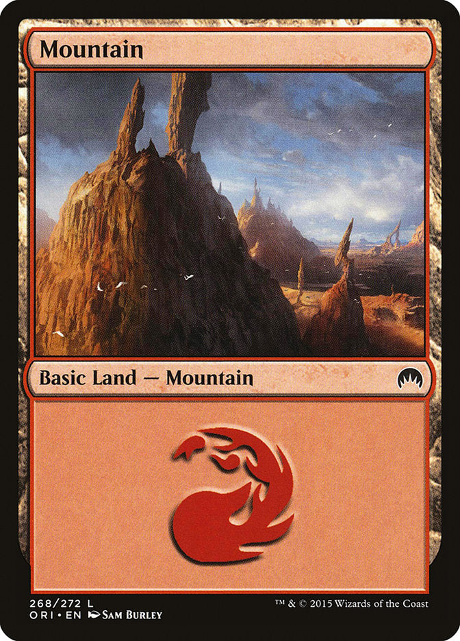 Mountain (268) [Magic Origins] | Card Merchant Takapuna