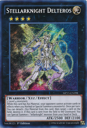 Stellarknight Delteros [MP15-EN098] Secret Rare | Card Merchant Takapuna