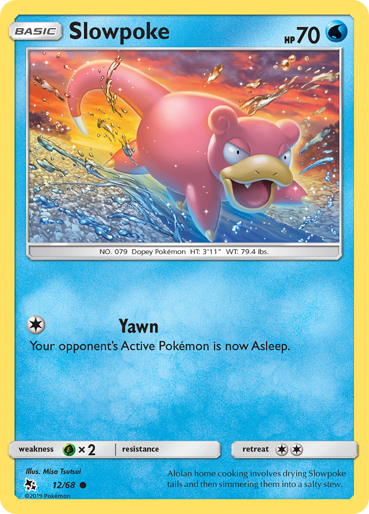 Slowpoke (12/68) [Sun & Moon: Hidden Fates] | Card Merchant Takapuna