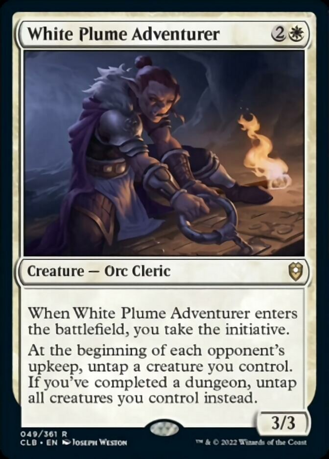 White Plume Adventurer [Commander Legends: Battle for Baldur's Gate] | Card Merchant Takapuna