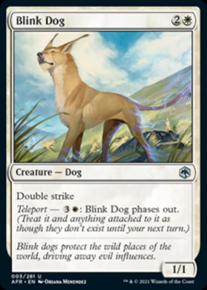 Blink Dog [Dungeons & Dragons: Adventures in the Forgotten Realms] | Card Merchant Takapuna