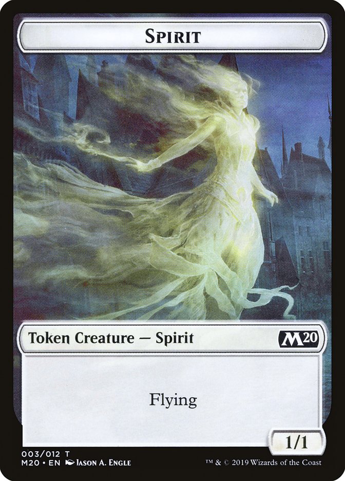 Spirit Token [Core Set 2020 Tokens] | Card Merchant Takapuna