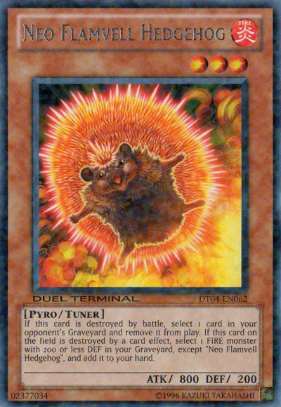 Neo Flamvell Hedgehog [DT04-EN062] Rare | Card Merchant Takapuna