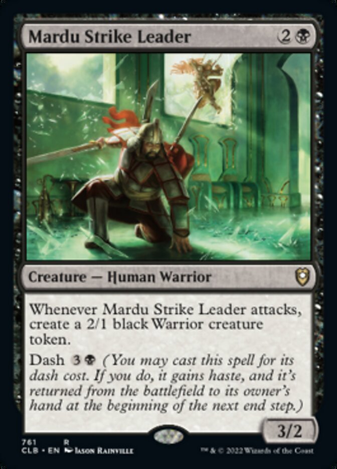 Mardu Strike Leader [Commander Legends: Battle for Baldur's Gate] | Card Merchant Takapuna