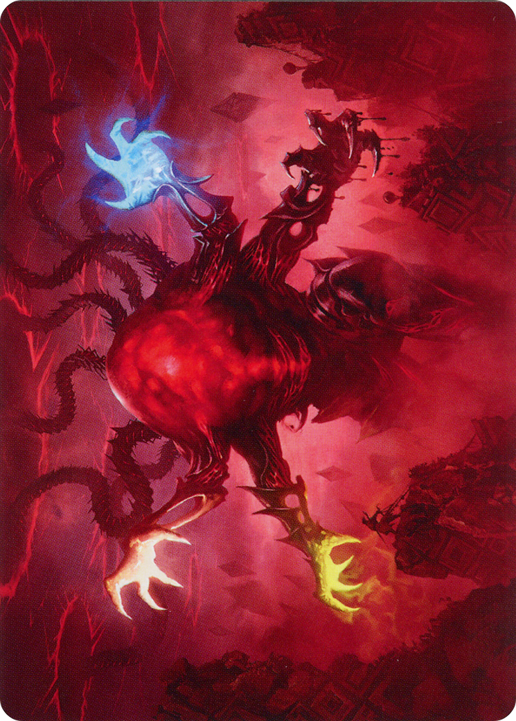 Omnath, Locus of All Art Card (51) [March of the Machine Art Series] | Card Merchant Takapuna