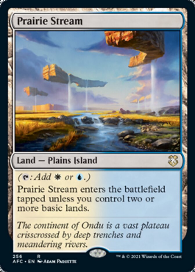 Prairie Stream [Dungeons & Dragons: Adventures in the Forgotten Realms Commander] | Card Merchant Takapuna