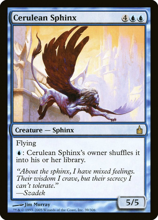 Cerulean Sphinx [Ravnica: City of Guilds] | Card Merchant Takapuna