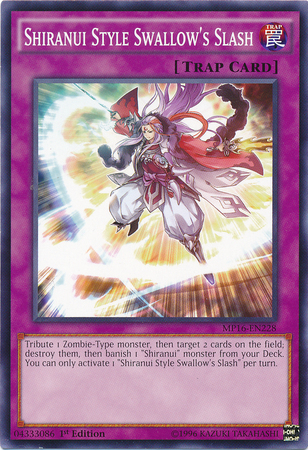 Shiranui Style Swallow's Slash [MP16-EN228] Common | Card Merchant Takapuna