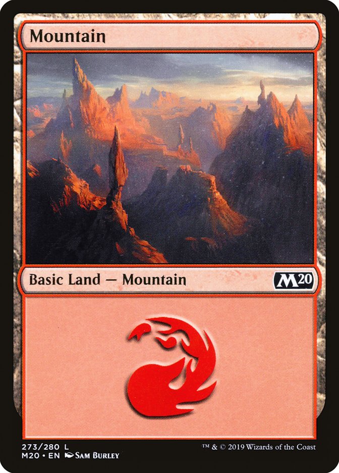 Mountain (273) [Core Set 2020] | Card Merchant Takapuna