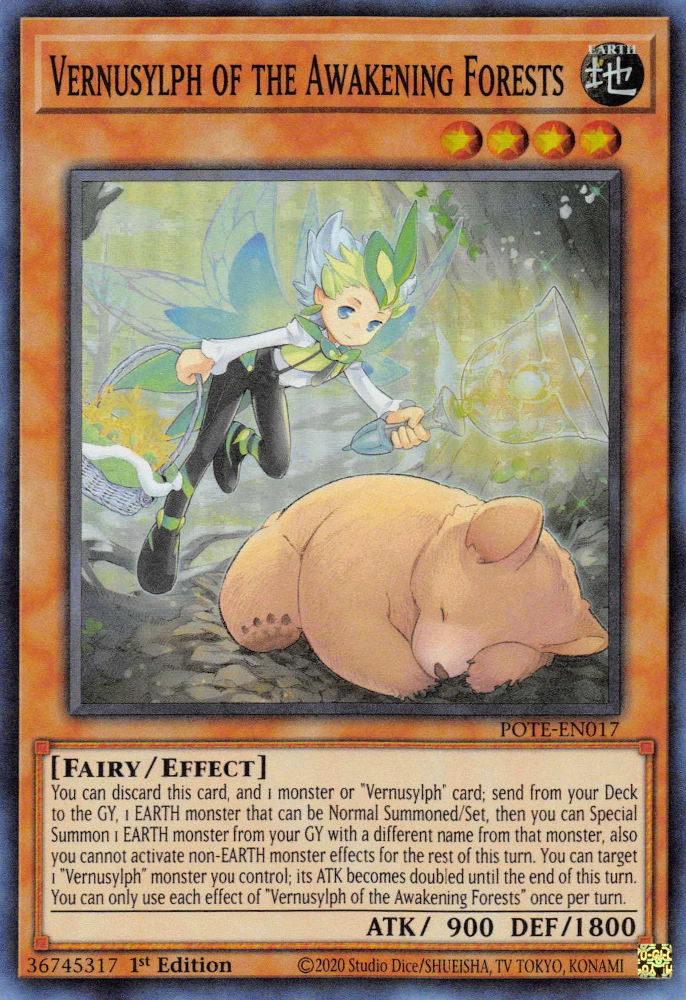 Vernusylph of the Awakening Forests [POTE-EN017] Super Rare | Card Merchant Takapuna