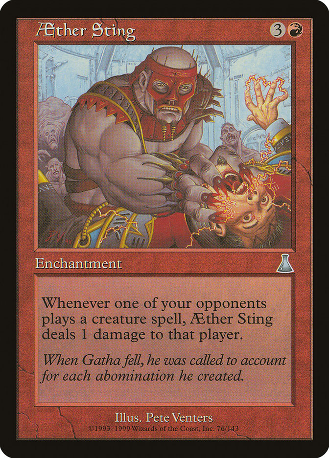 Aether Sting [Urza's Destiny] | Card Merchant Takapuna