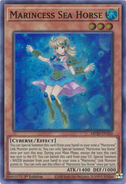 Marincess Sea Horse [MP20-EN102] Super Rare | Card Merchant Takapuna