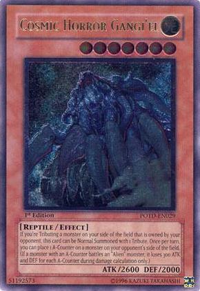 Cosmic Horror Gangi'el [POTD-EN029] Ultimate Rare | Card Merchant Takapuna