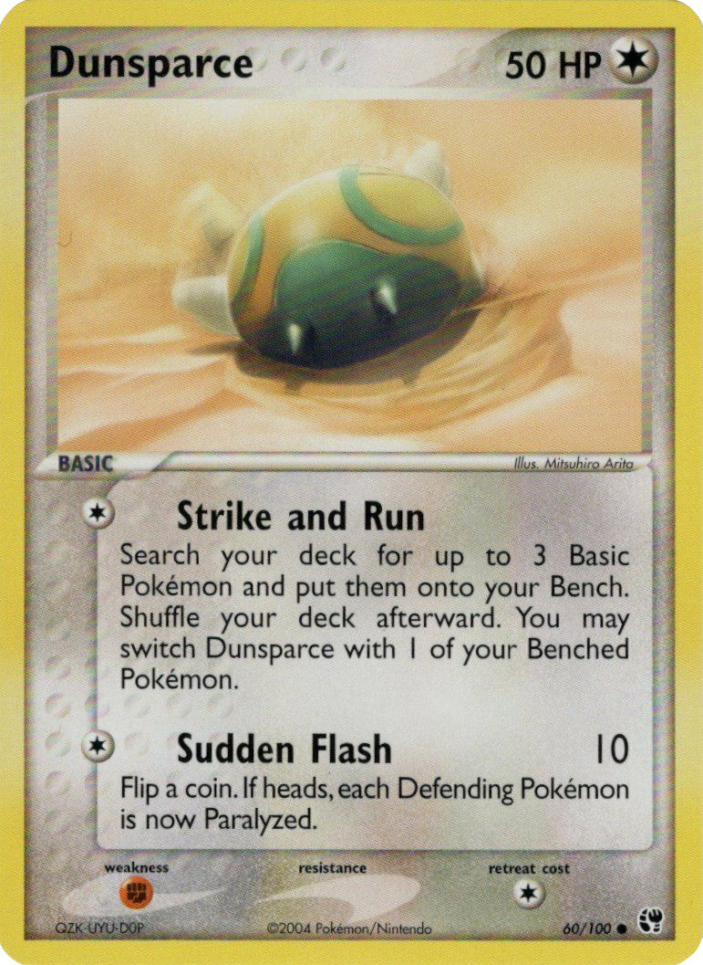 Dunsparce (60/100) [EX: Battle Stadium] | Card Merchant Takapuna