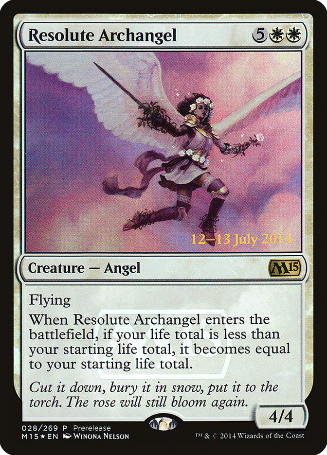 Resolute Archangel [Magic 2015 Prerelease Promos] | Card Merchant Takapuna