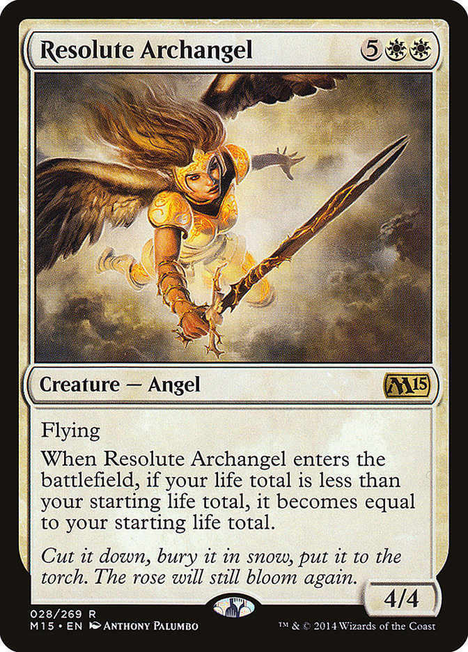 Resolute Archangel [Magic 2015] | Card Merchant Takapuna