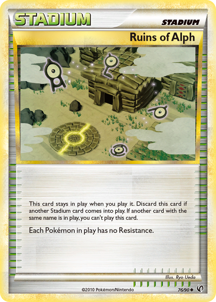 Ruins of Alph (76/90) [HeartGold & SoulSilver: Undaunted] | Card Merchant Takapuna