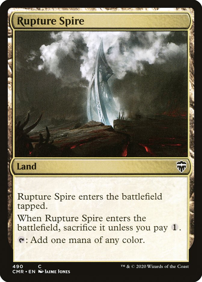 Rupture Spire (490) [Commander Legends] | Card Merchant Takapuna