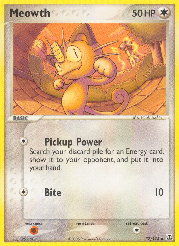 Meowth (77/113) [EX: Delta Species] | Card Merchant Takapuna