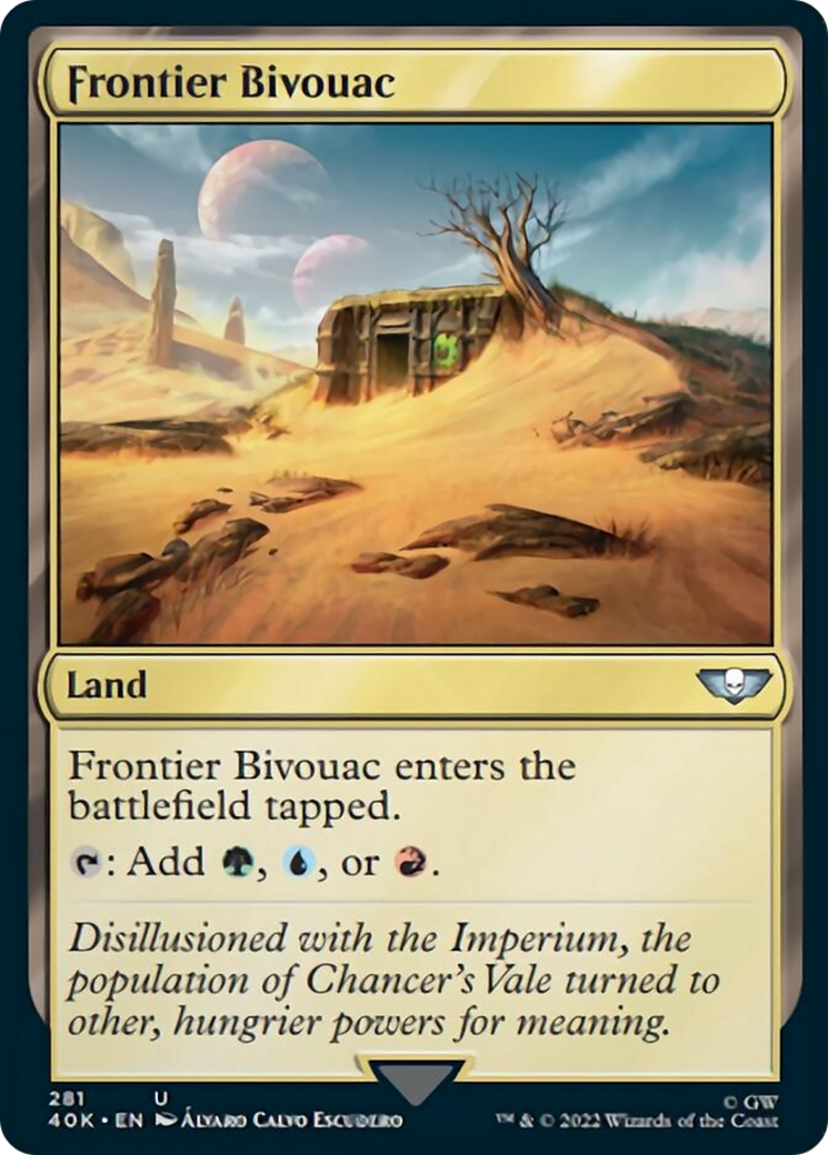 Frontier Bivouac [Warhammer 40,000] | Card Merchant Takapuna