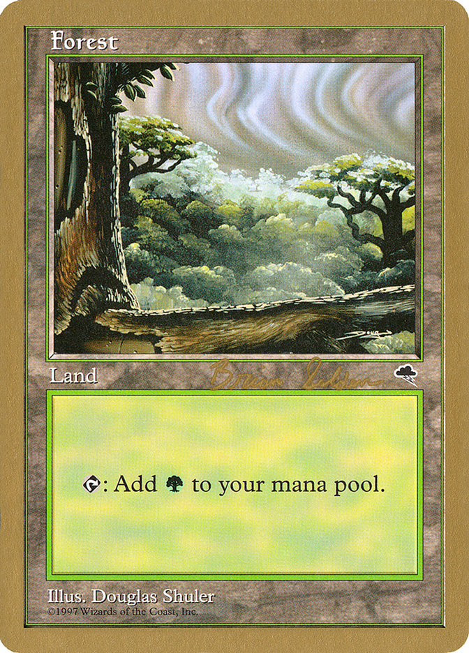 Forest (bs349) (Brian Selden) [World Championship Decks 1998] | Card Merchant Takapuna