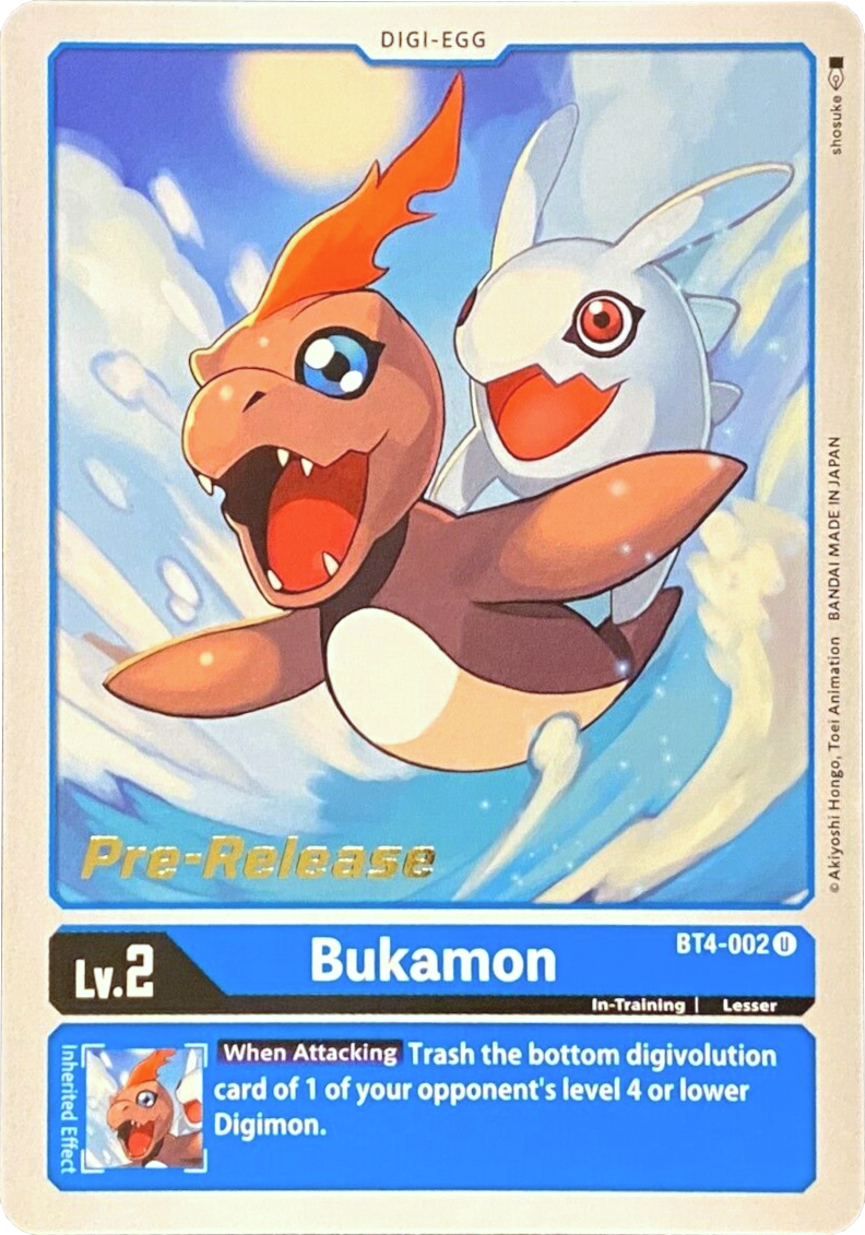 Bukamon [BT4-002] [Great Legend Pre-Release Promos] | Card Merchant Takapuna