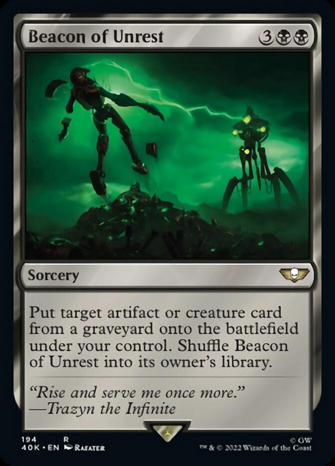 Beacon of Unrest [Warhammer 40,000] | Card Merchant Takapuna