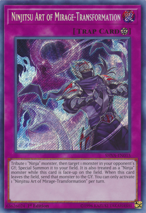 Ninjitsu Art of Mirage-Transformation [SHVA-EN015] Secret Rare | Card Merchant Takapuna